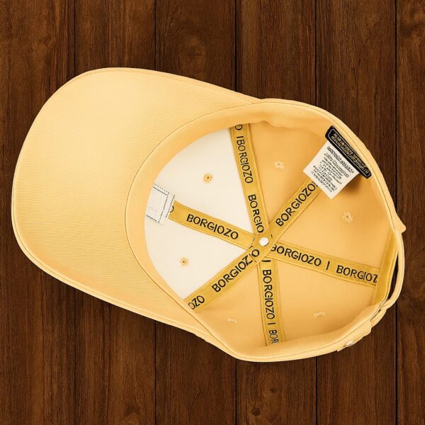 Beige ICON Baseball Cap – BORGIOZI Edition | Stylish Unisex Sports Hat - Image 3